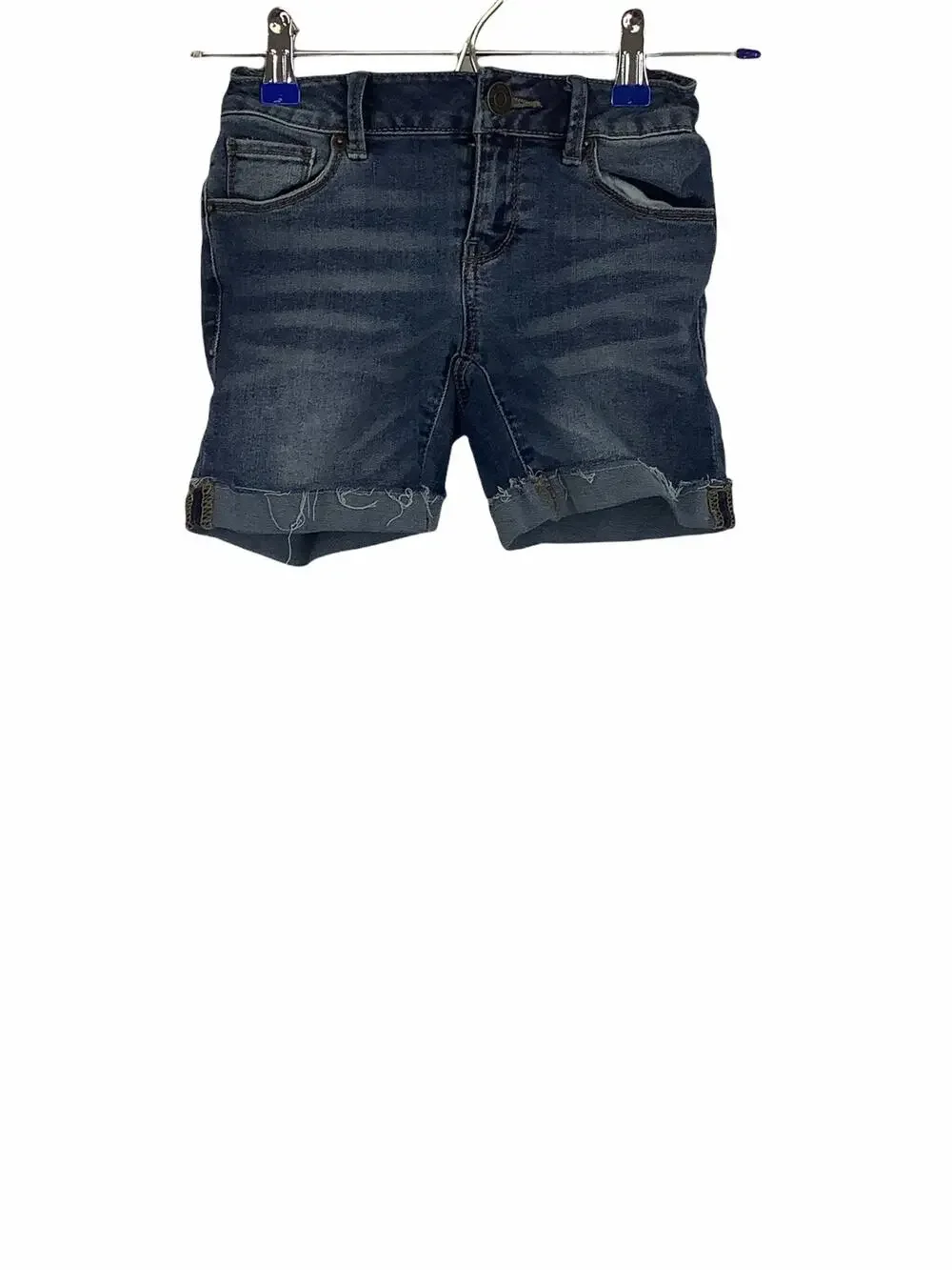 Mudd Girl’s Denim Blue Midi Jean Shorts 8